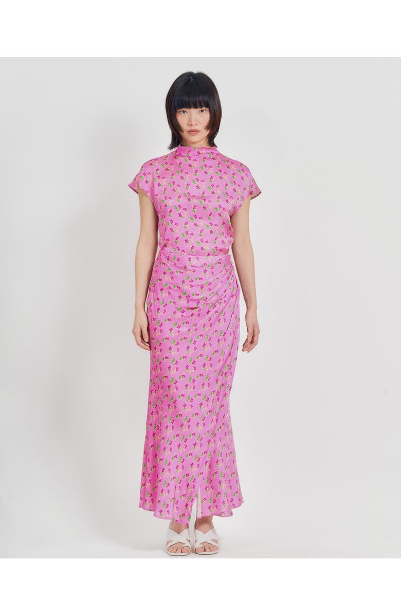 Lost Pattern NYC "Beach Blossom" Skirt, Main, color, Pink