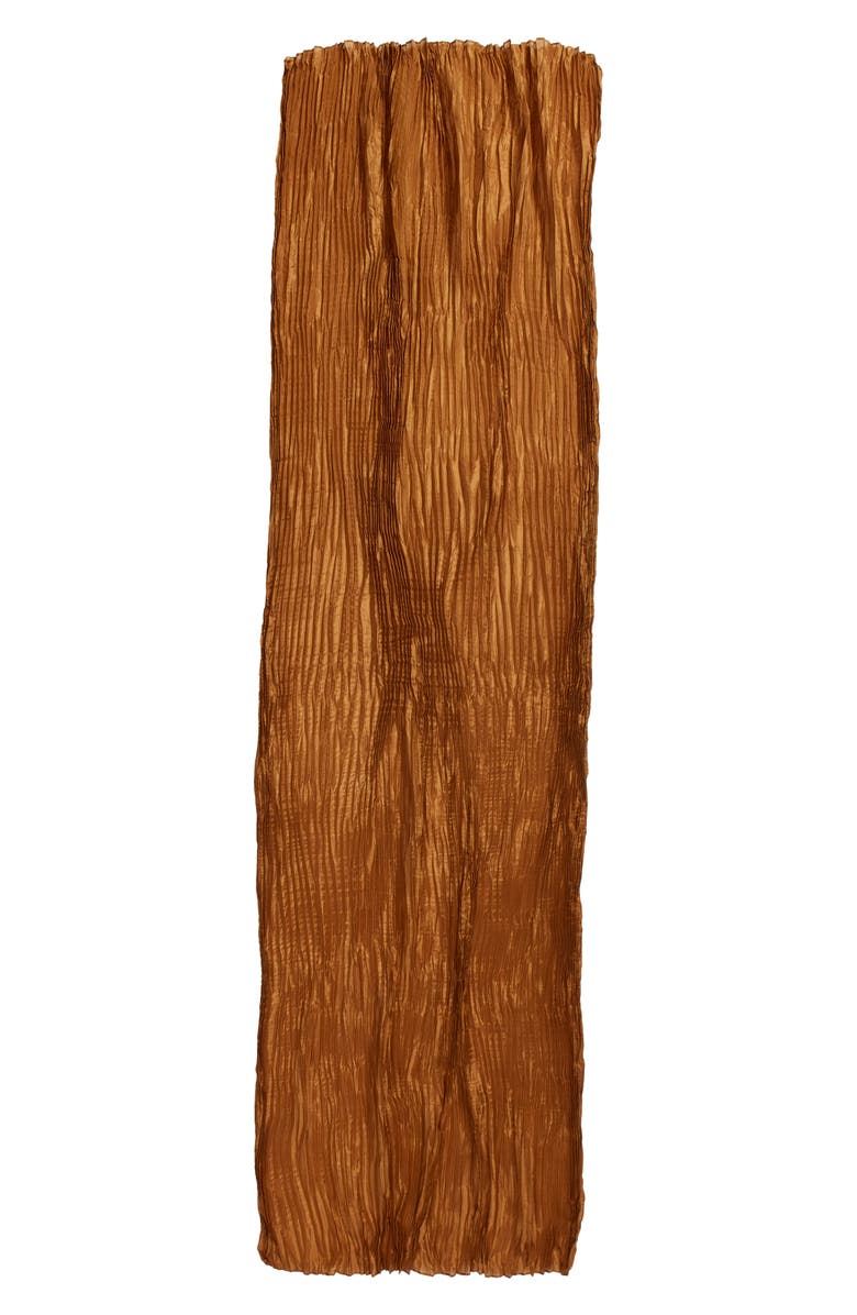 Eileen Fisher Whisper Plissé Silk Scarf, Alternate, color, 