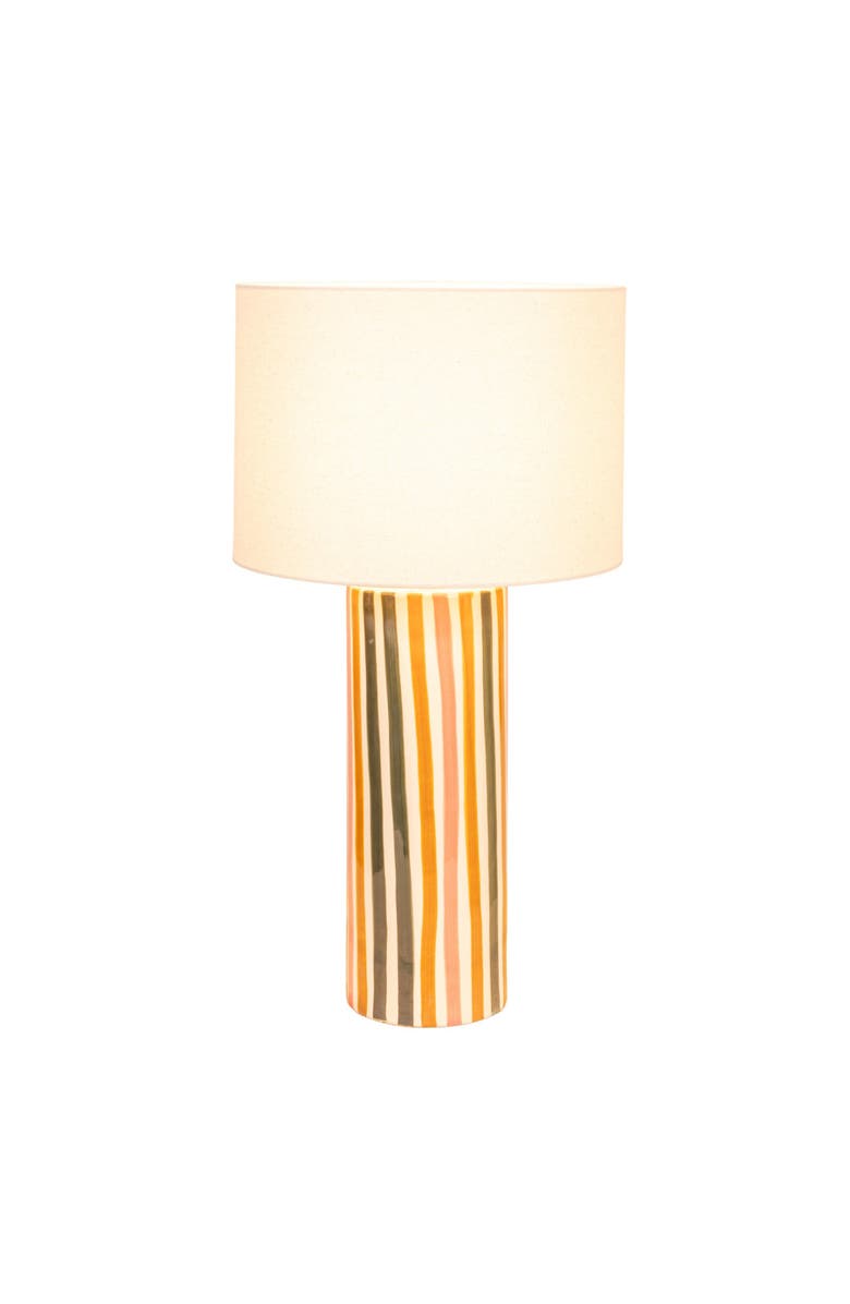 Storied Home Table Lamp with Shade, Alternate, color, Orange