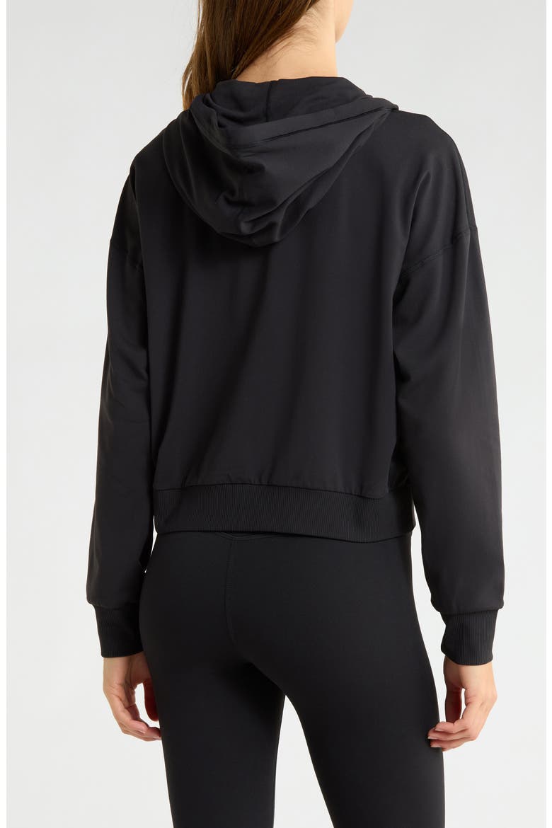 Halo Modern Zip Hoodie, Alternate, color, TRUE BLACK