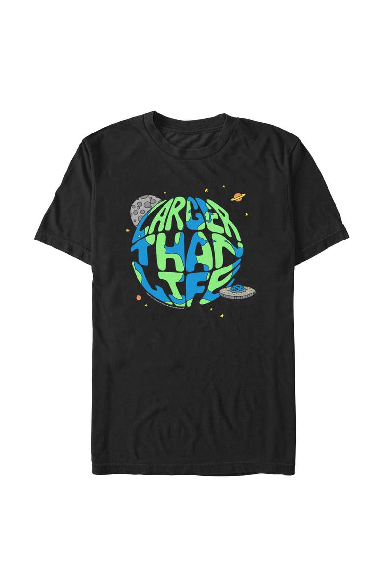 Backstreet Boys Men's Backstreet Boys Earth Larger Than Life Graphic T-Shirt, Main, color, Black