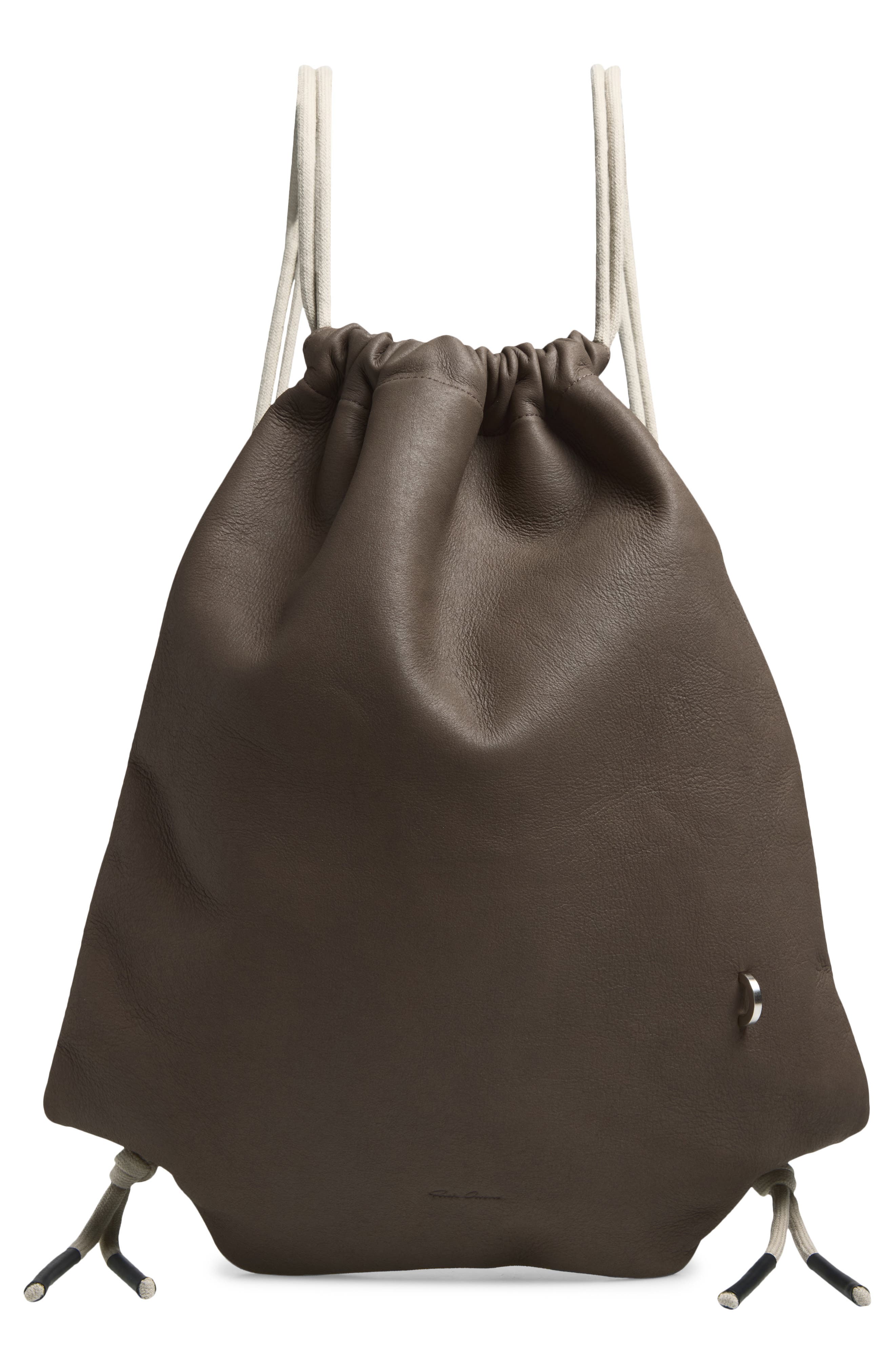 Rick Owens Drawstring Bag, Main, color, Dust/ Pearl