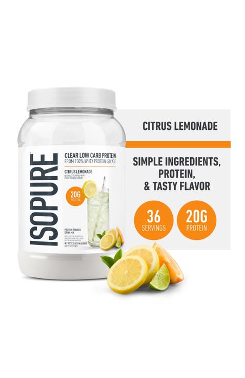 Infusions 100% Whey Protein Isolate Citrus Lemonade Powder