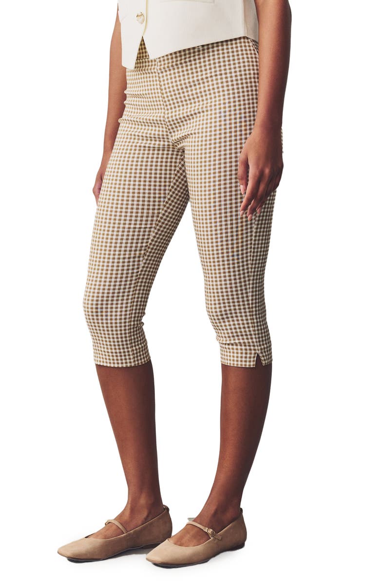 NEXT Pull-On Capri Pants, Main, color, Neutral
