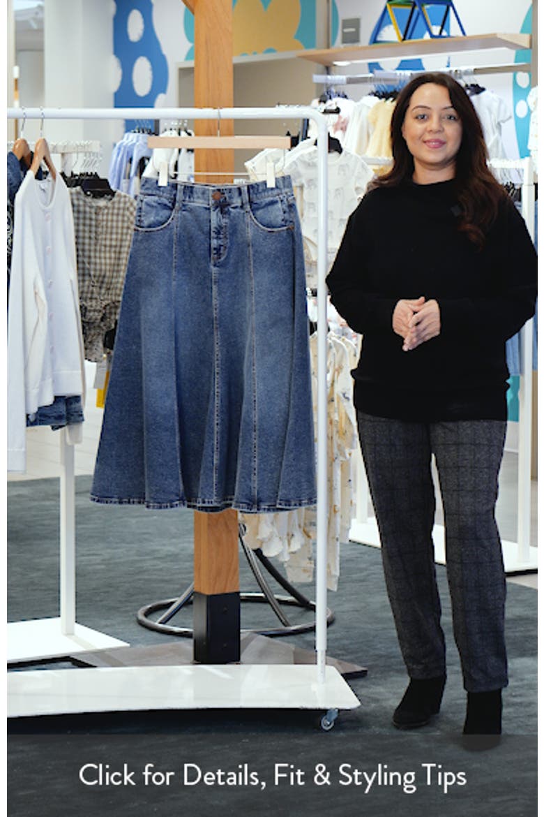 Denim A-Line Skirt video