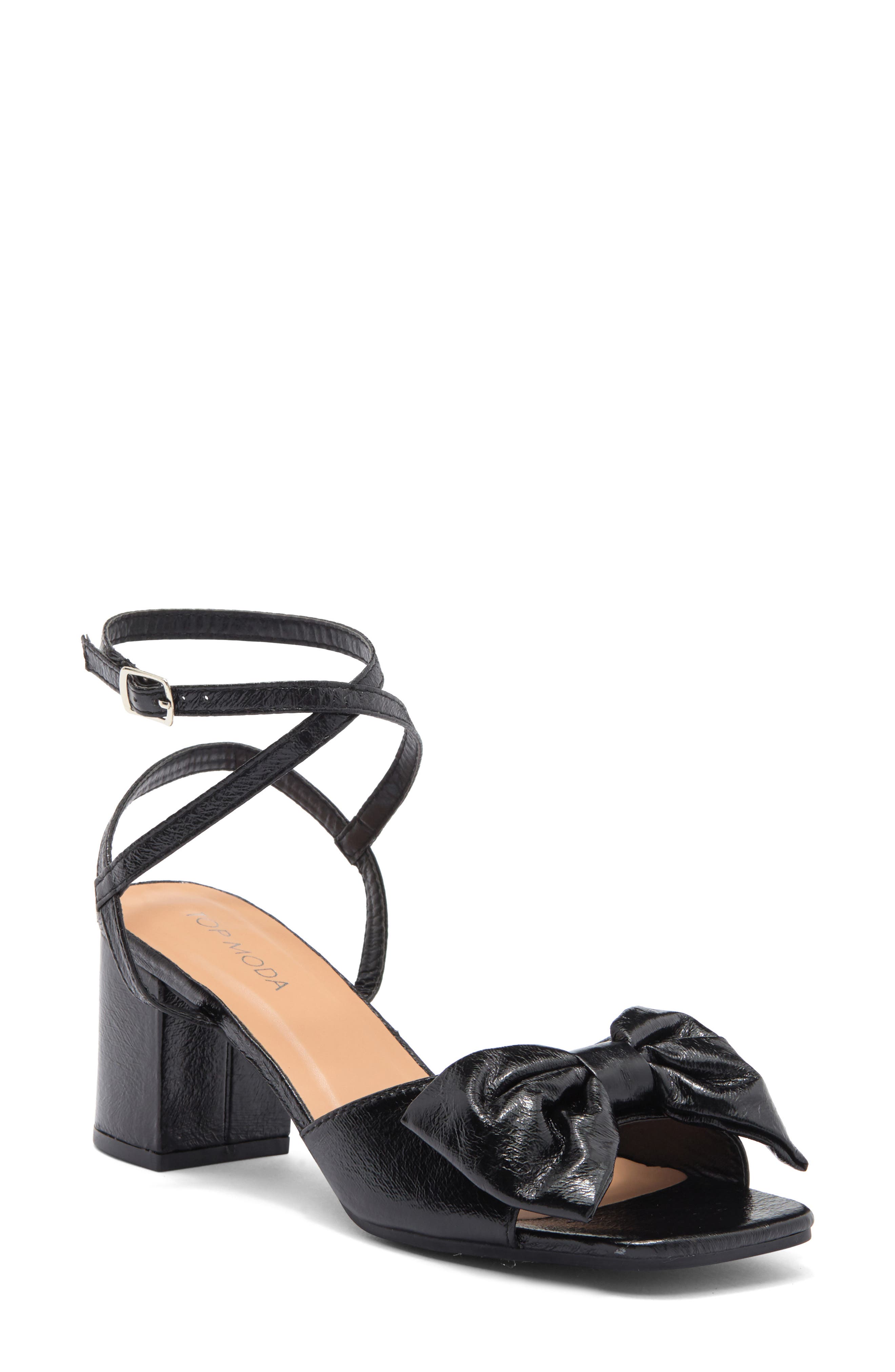TOP GUY SHOES Prairie Block Heel Sandal, Main, color, 