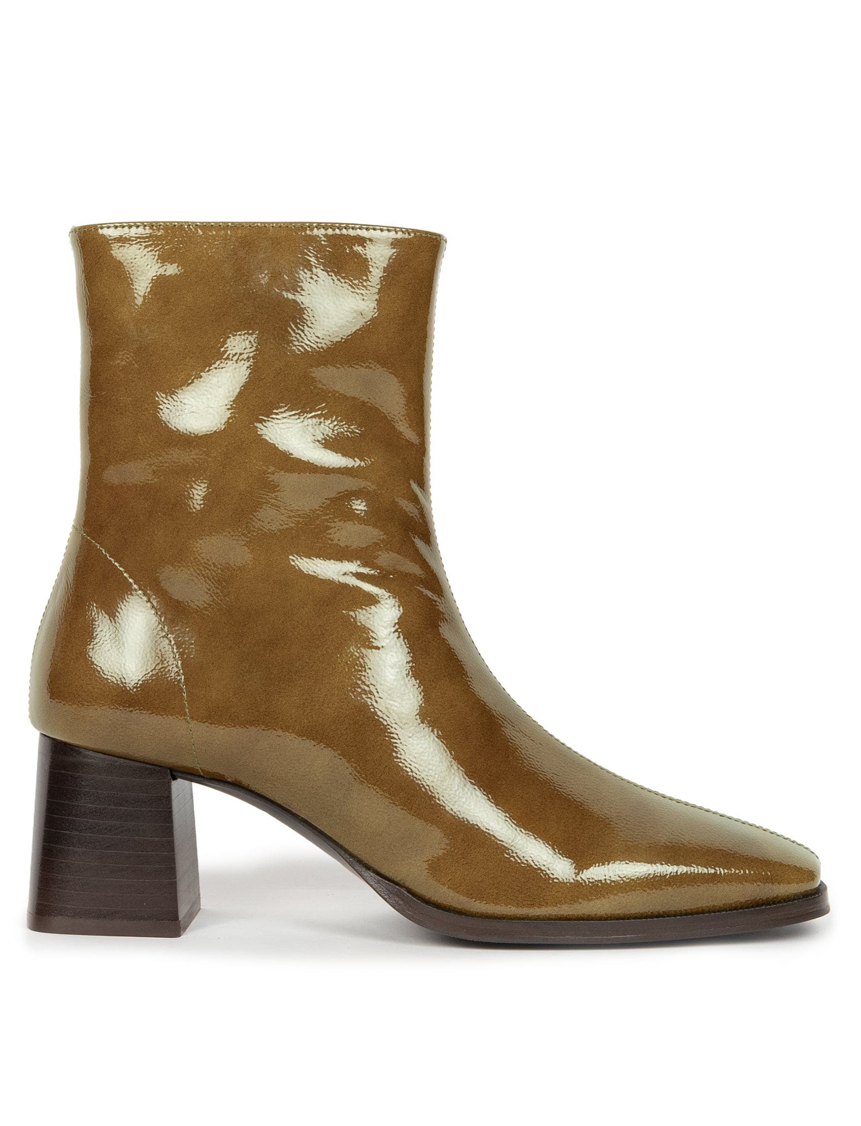 Marlie Flat Ankle Boots, Main, color, Manzanilla