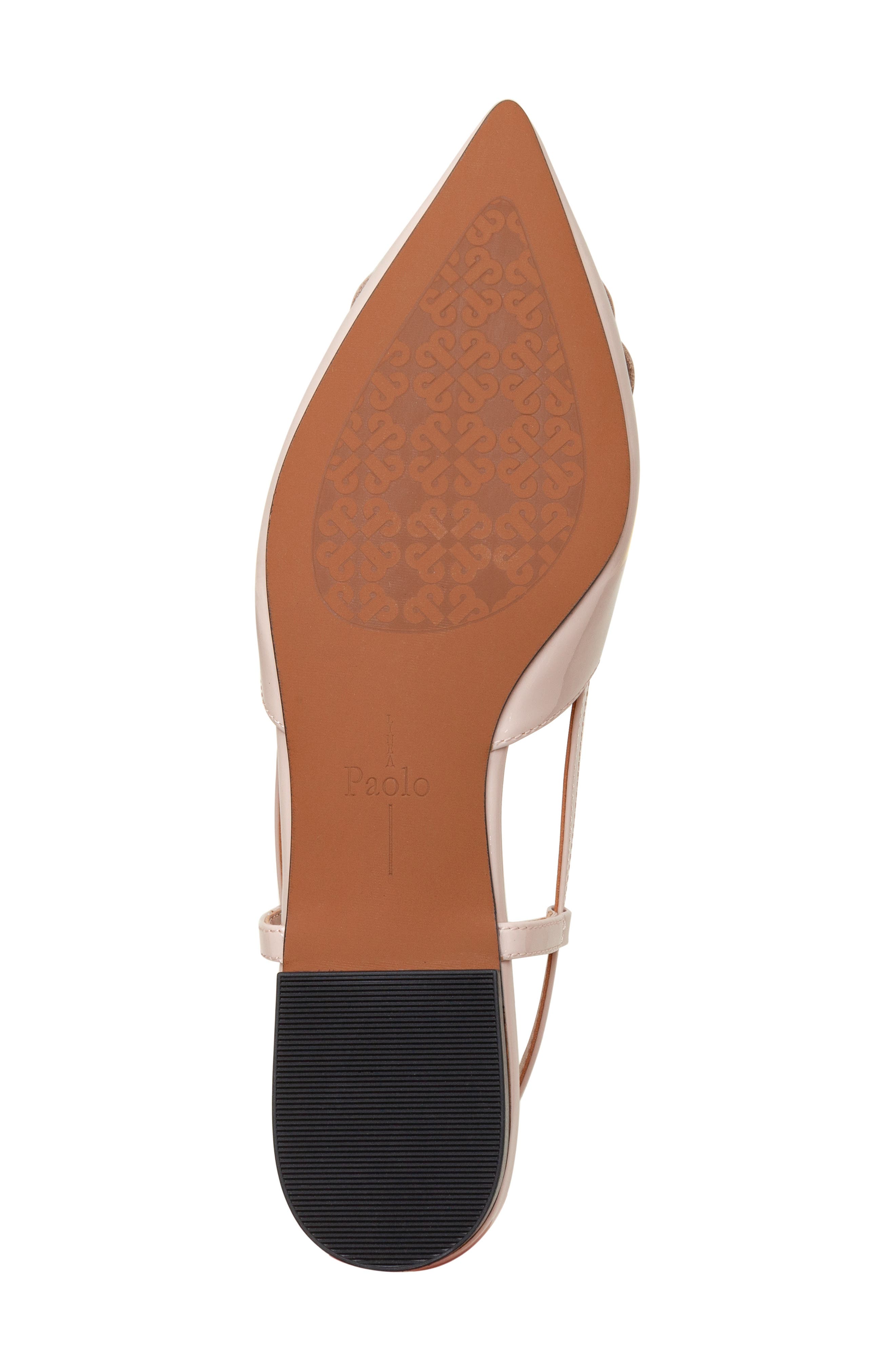 Cammy Slingback Pointed Toe Flat, Alternate, color, BEIGE