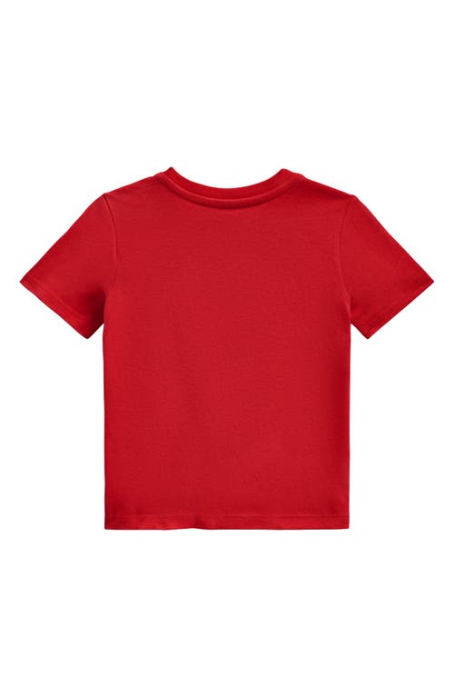 Ralph Lauren Embroidered Logo Short Sleeve T-shirt In Red