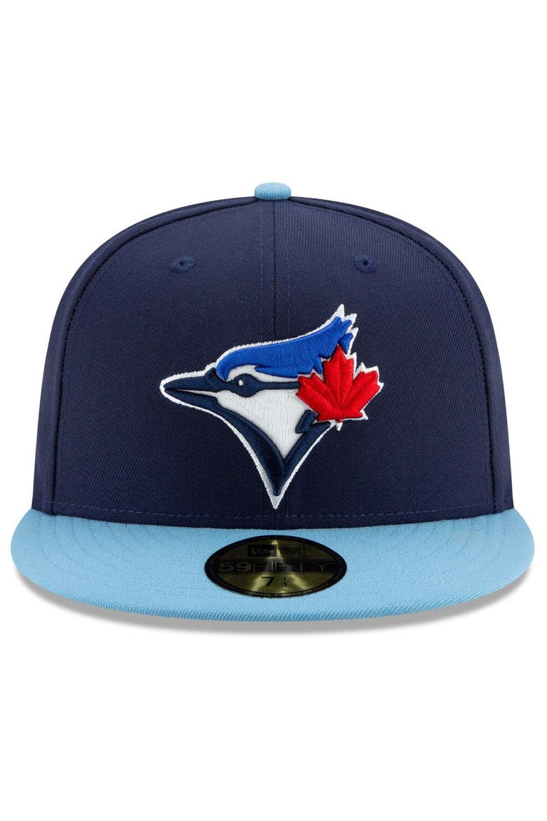 Men's New Era Navy Toronto Blue Jays Alternate 4 Authentic Collection On-Field 59FIFTY Fitted Hat, Alternate, color, Navy