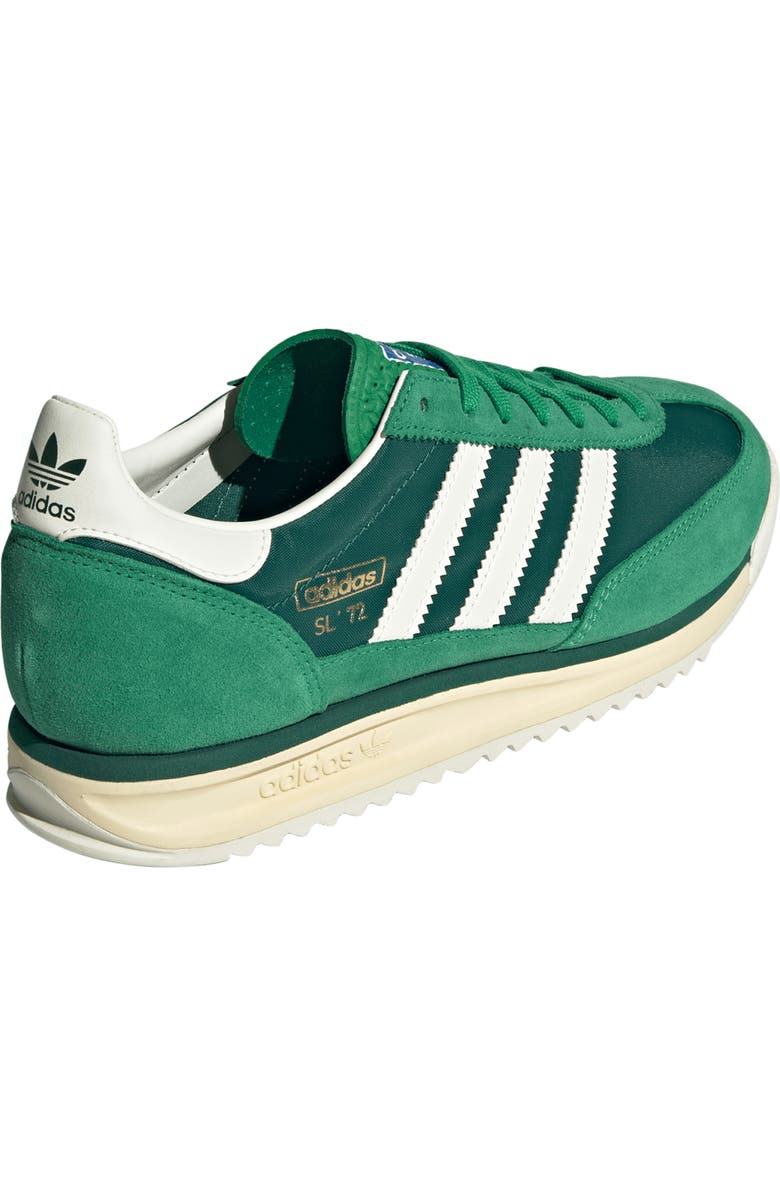 adidas Gender Inclusive SL 72 RS Sneaker, Alternate, color, Green/White/Collegiate Green