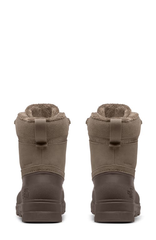 The North Face Shellista V Waterproof Insulated Short Boot In Brown