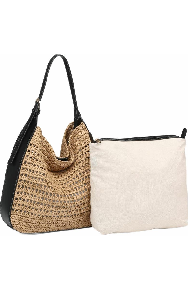 MODA LUXE Savannah Hobo, Alternate, color, Black Natural