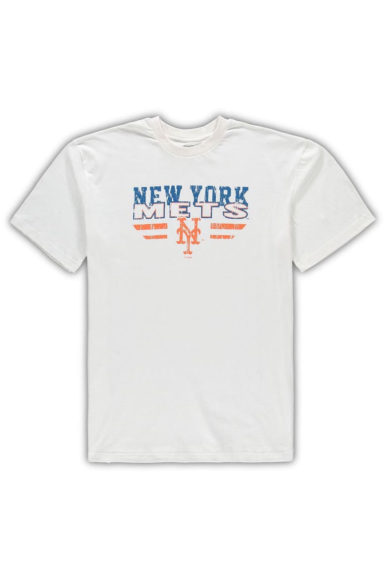 Men's Concepts Sport White/Royal New York Mets Big & Tall Pinstripe Sleep Set, Alternate, color, White