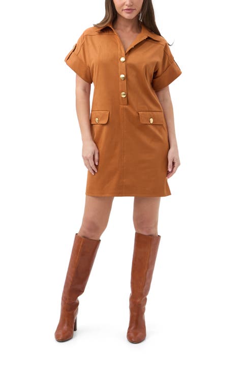 Sequoia Faux Suede Dress
