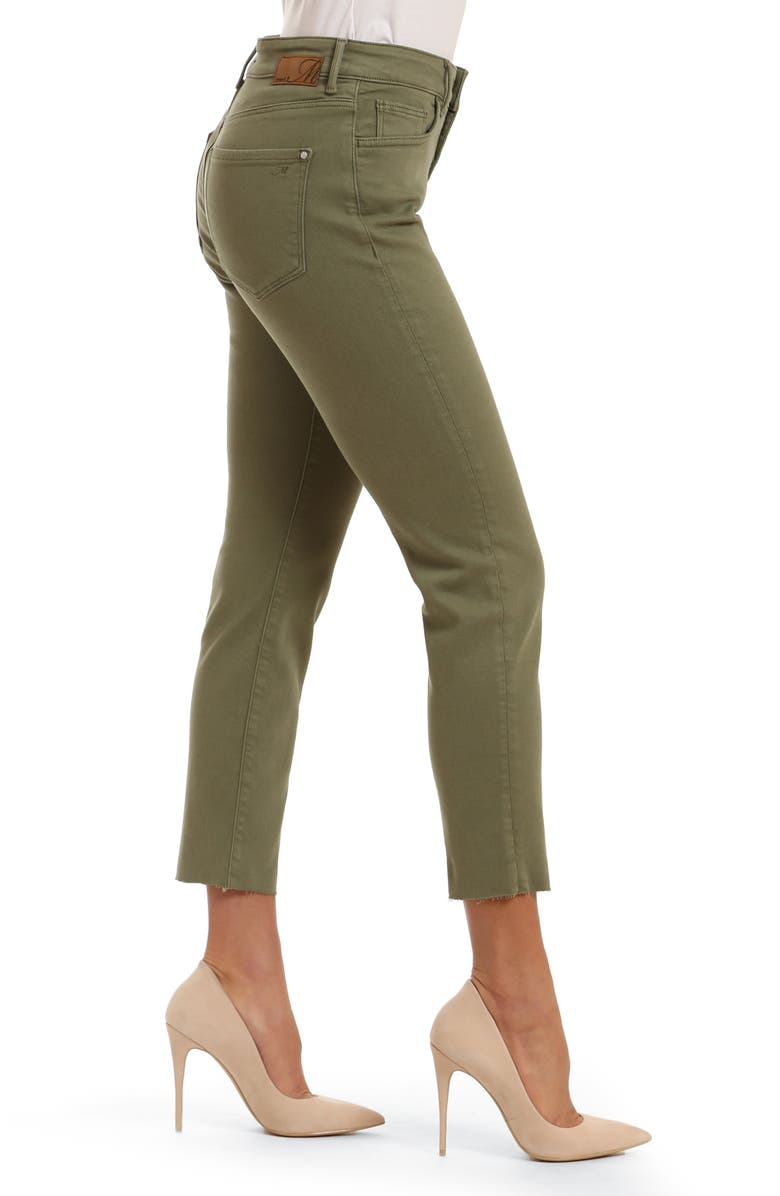 Mavi Jeans Mavi Viola High Waist Raw Hem Ankle Straight Leg Jeans, Alternate, color,