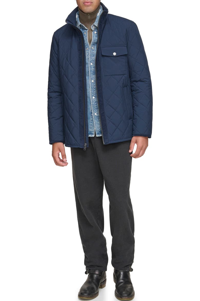 Amberg Water Resistant Jacket, Alternate, color, INK