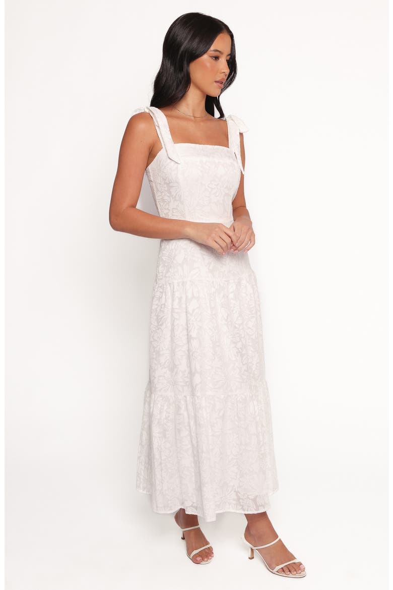 Lavinia Floral Tiered Sundress, Alternate, color, WHITE FLORAL