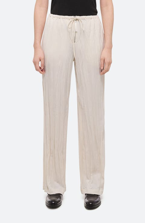 Crush Drawstring Waist Pants