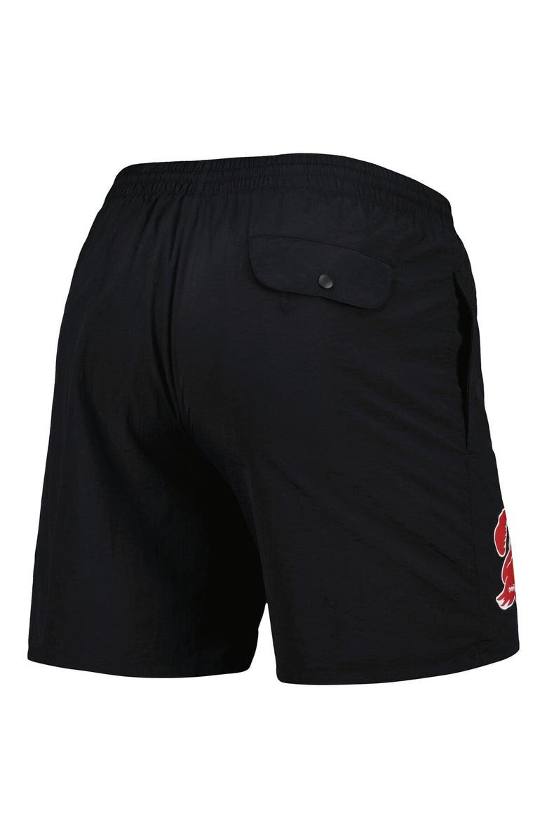Mitchell & Ness Men's Mitchell & Ness Black Tampa Bay Buccaneers Team Essentials Nylon Shorts, Alternate, color, Black
