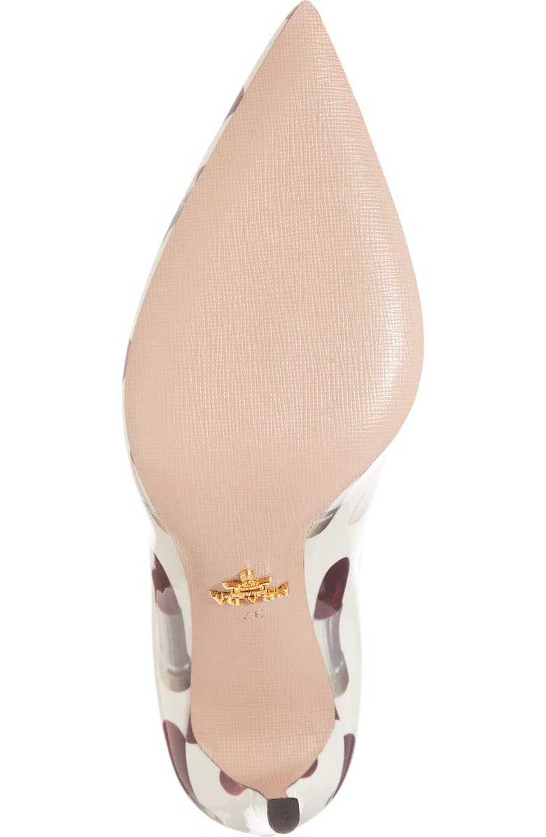 Prada Pointy Toe Lipstick Pump, Alternate, color,