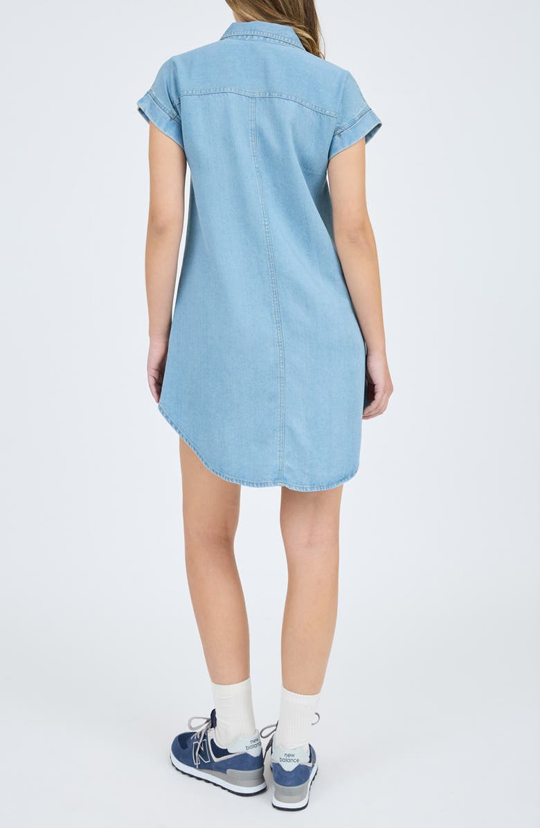 Blu Pepper Denim Shirtdress, Alternate, color,