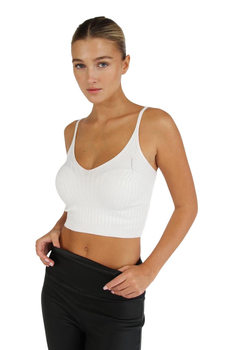 All I Need Knit Crop, Alternate, color, Cream