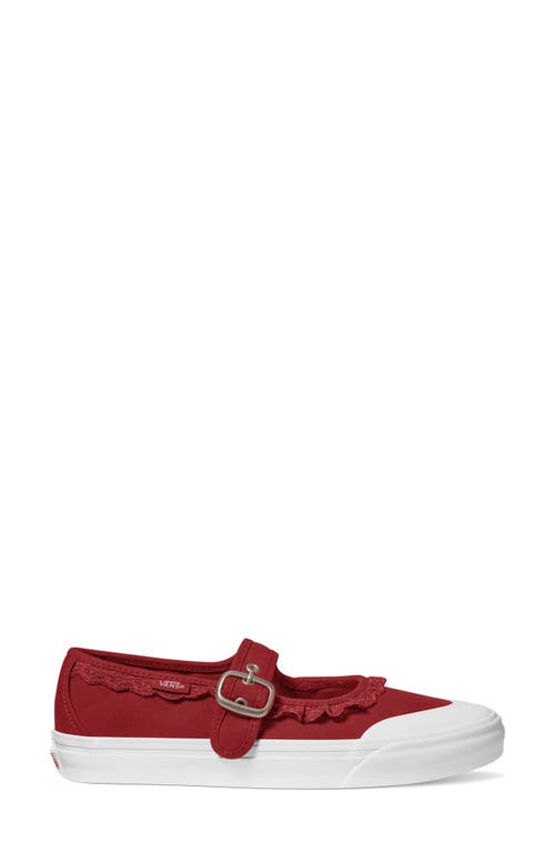 Vans Red Fu Mary Jane Sneakers In Red