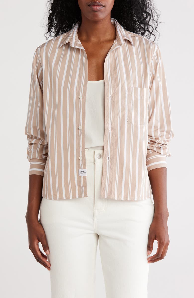 Frank & Eileen Untuckable Button Front Shirt, Main, color,
