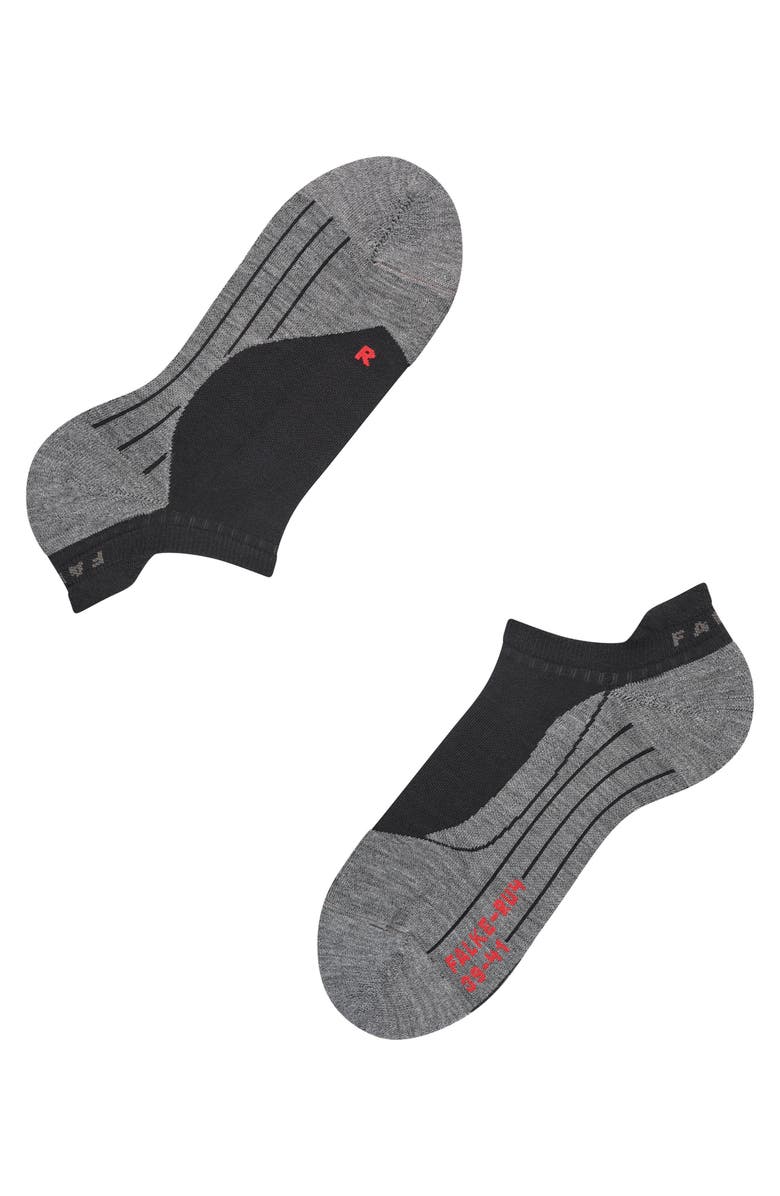 Falke RU4 Endurance No Show Running Socks, Alternate, color, Black-Mix