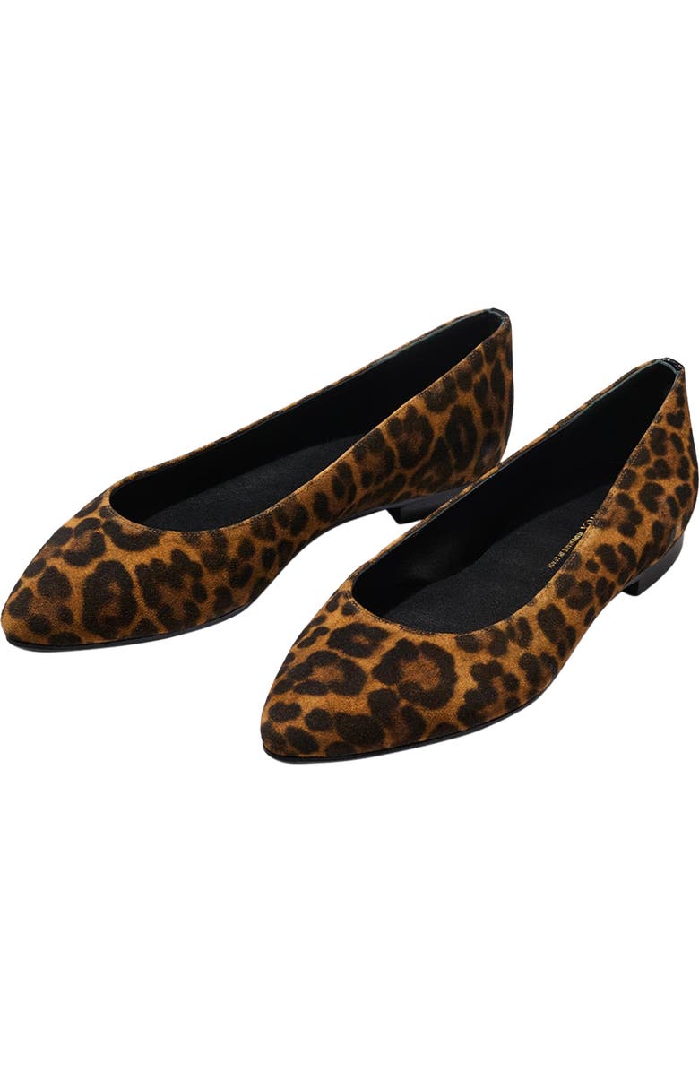 MARGAUX The Pointe Flat, Alternate, color, Leopard Suede