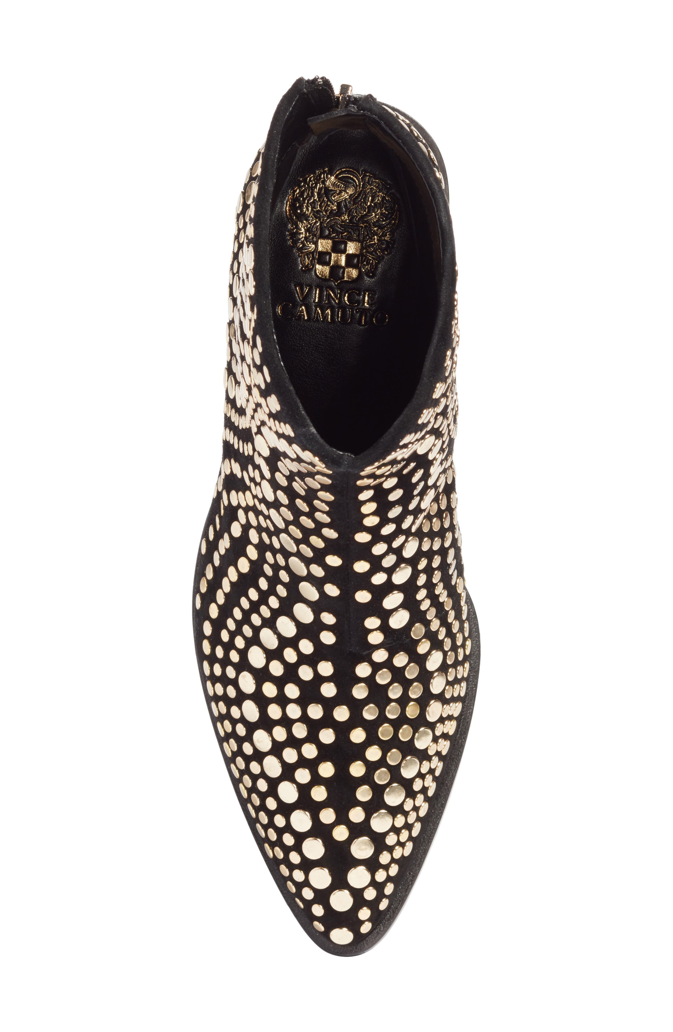 Vince Camuto Edenny Studded Pointy Toe Bootie, Alternate, color, 