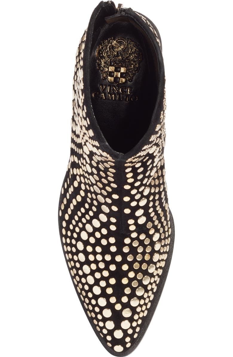 Vince Camuto Edenny Studded Pointy Toe Bootie, Alternate, color,