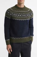Barbour Tisbury Fair Isle Crewneck Sweater