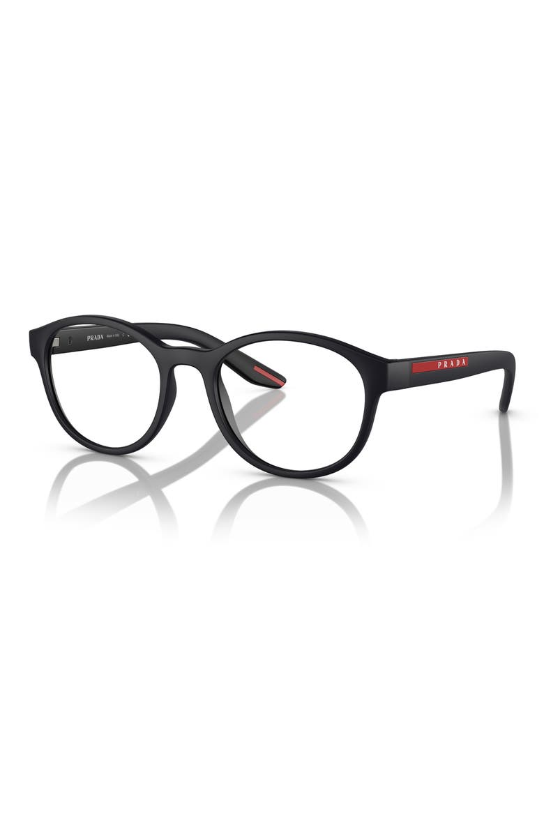 53mm Phantos Optical Glasses, Alternate, color, RUBBER BLACK