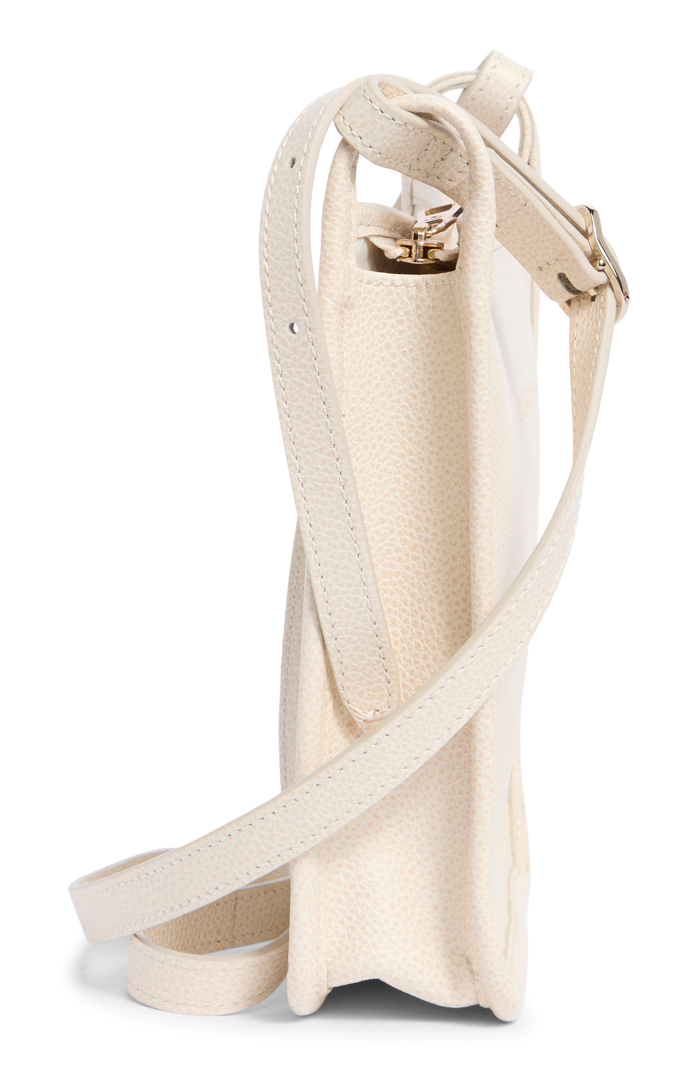 Longchamp Le Pliage Small Flat Crossbody Bag, Alternate, color, Paper