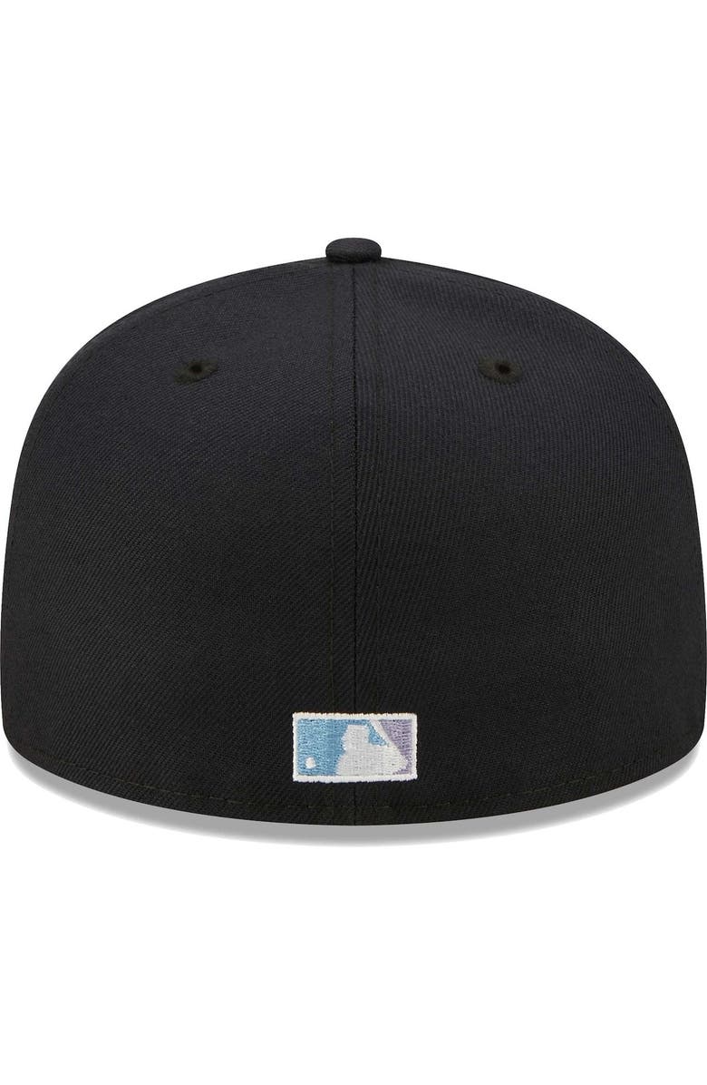 New Era Men's New Era Navy Chicago White Sox 50th Anniversary 1983 MLB All-Star Game Lavender Undervisor 59FIFTY Fitted Hat, Alternate, color, Navy