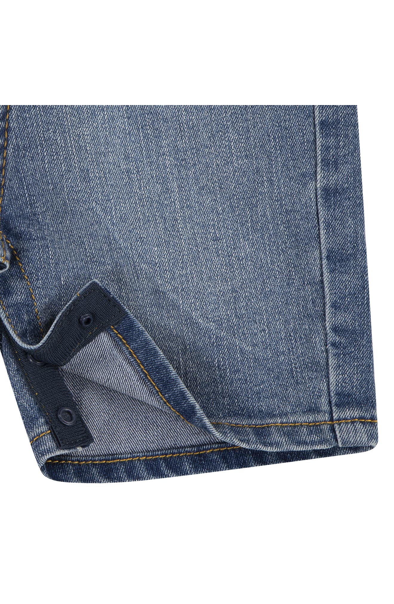 Детские Levi's Denim Shortalls — фото 7