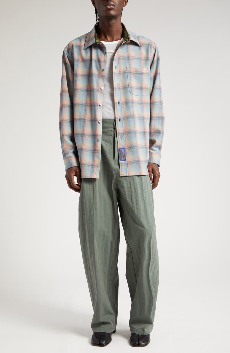 Maison Margiela x Pendleton Classic Plaid Wool Shirt, Main, color,
