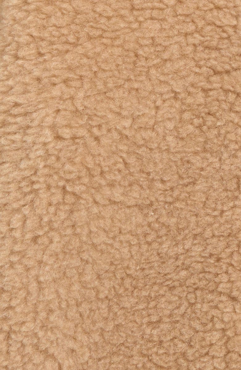 Moncler Kids' Fleece Hooded Jacket, Alternate, color, Brown