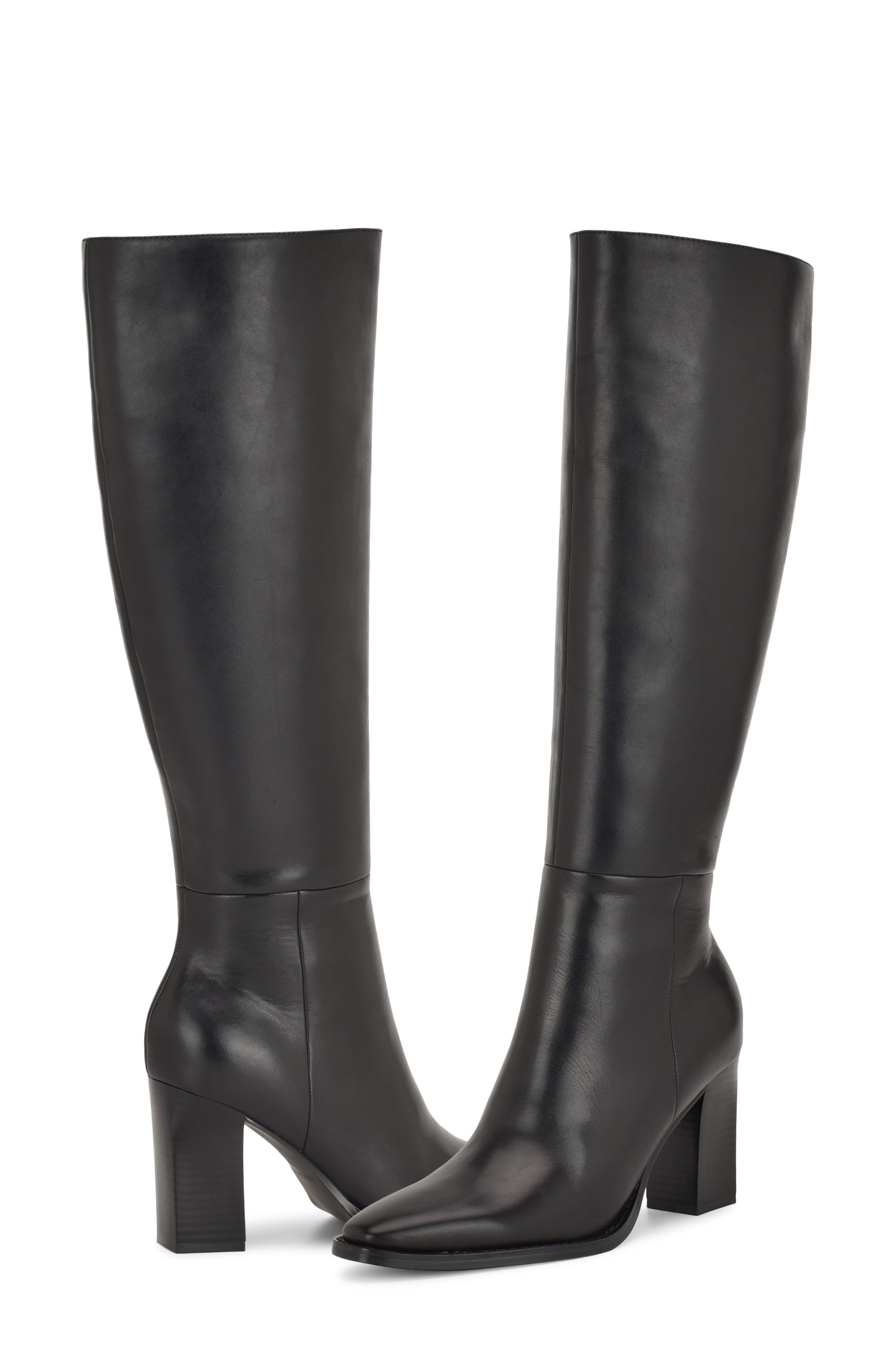 Nine West Zazz Knee High Boot, Alternate, color, Black 002