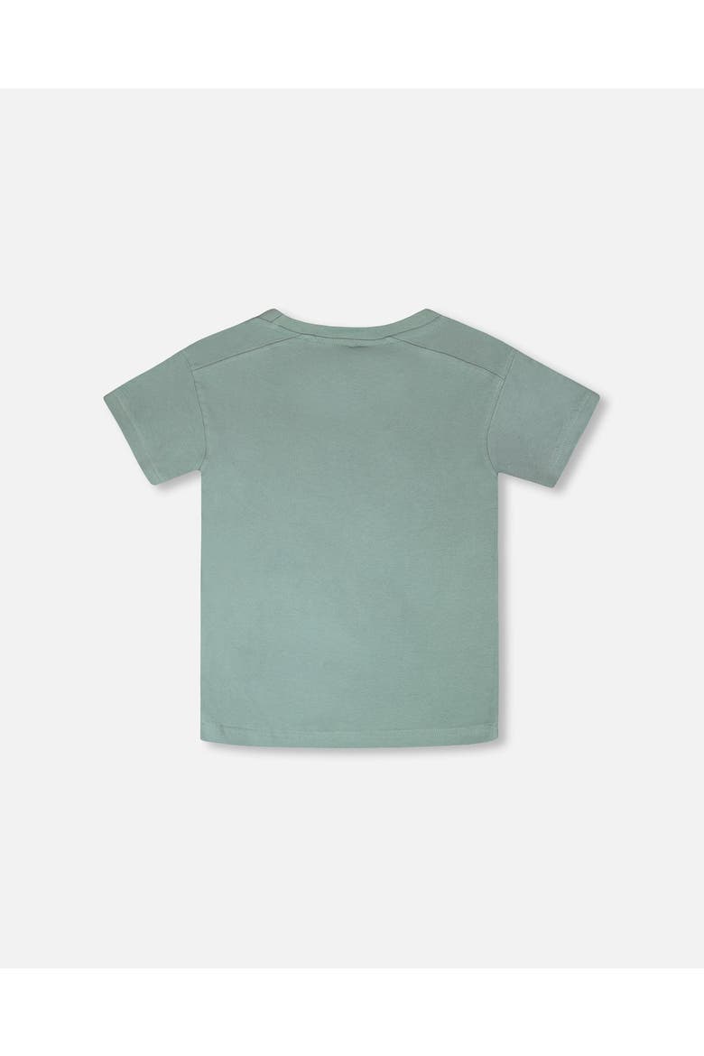 Organic Cotton Jersey T-Shirt with Cross Bag, Alternate, color, Green