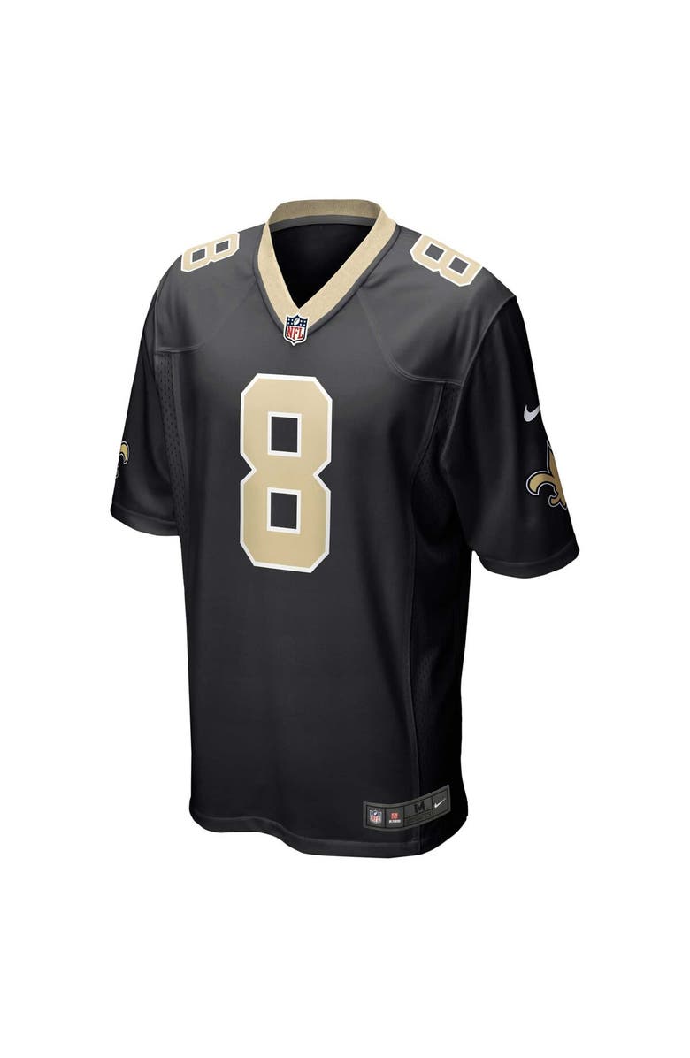 Nike Men's Nike Archie Manning Black New Orleans Saints Retired Player Game Jersey, Alternate, color, Black