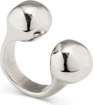 UNODE50 Open Ring with Two Beads