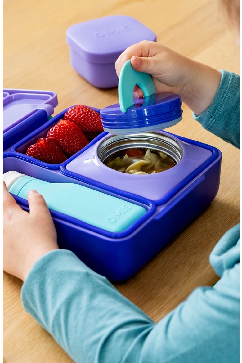 OmieBox Bento Lunch Box for Kids, Alternate, color, Purple Plum
