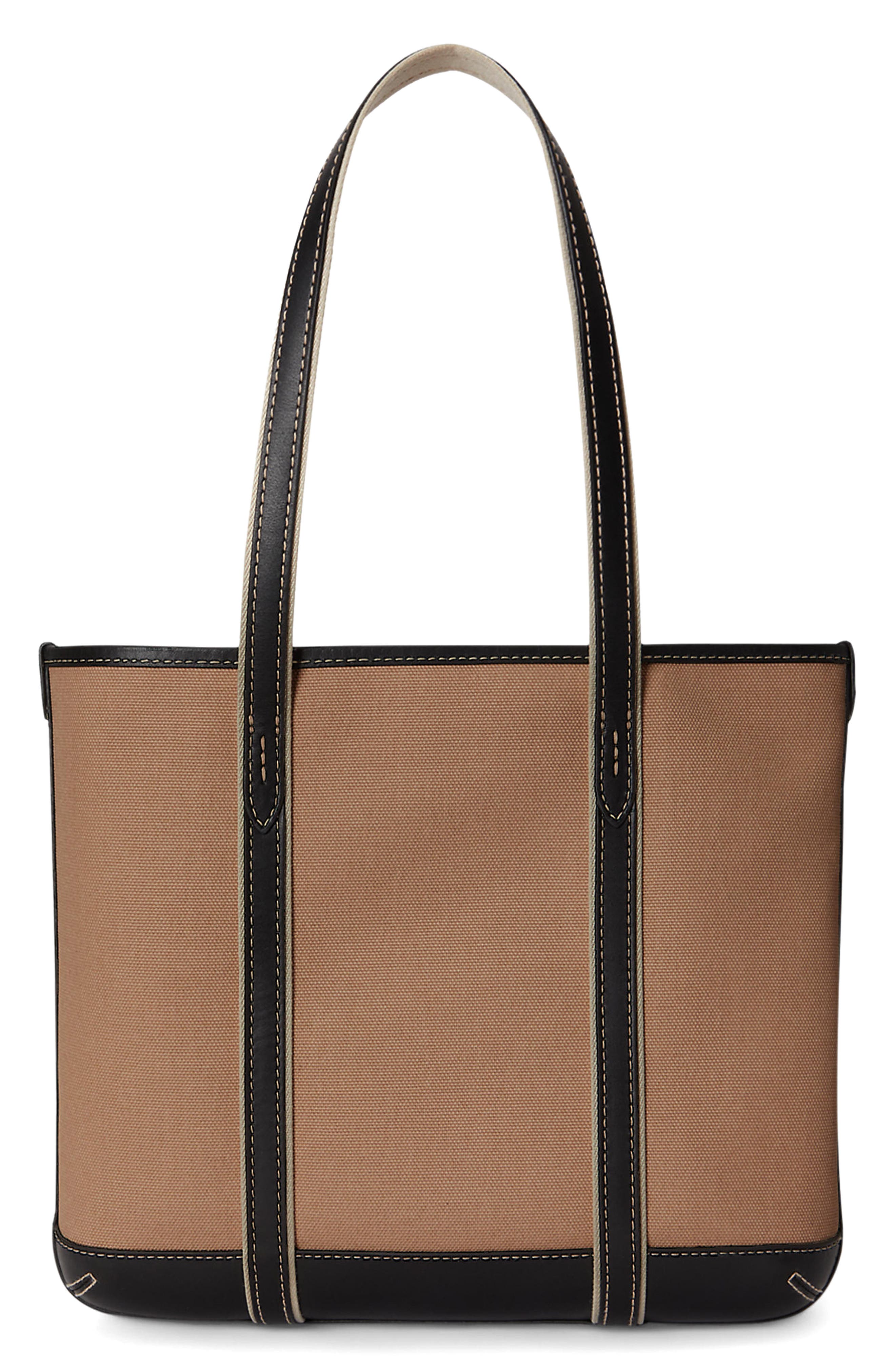 Tote Bag, Alternate, color, PORCELAIN/ BLACK