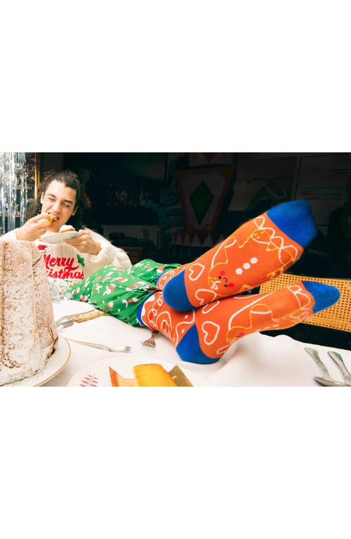 Doiy Christmas Cookie 3d Crew Socks In Multi