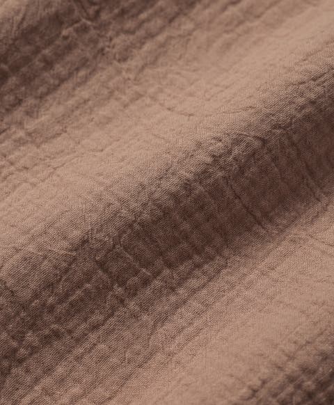 Organic Cotton Coastal Double Gauze Short Sleeve Popover