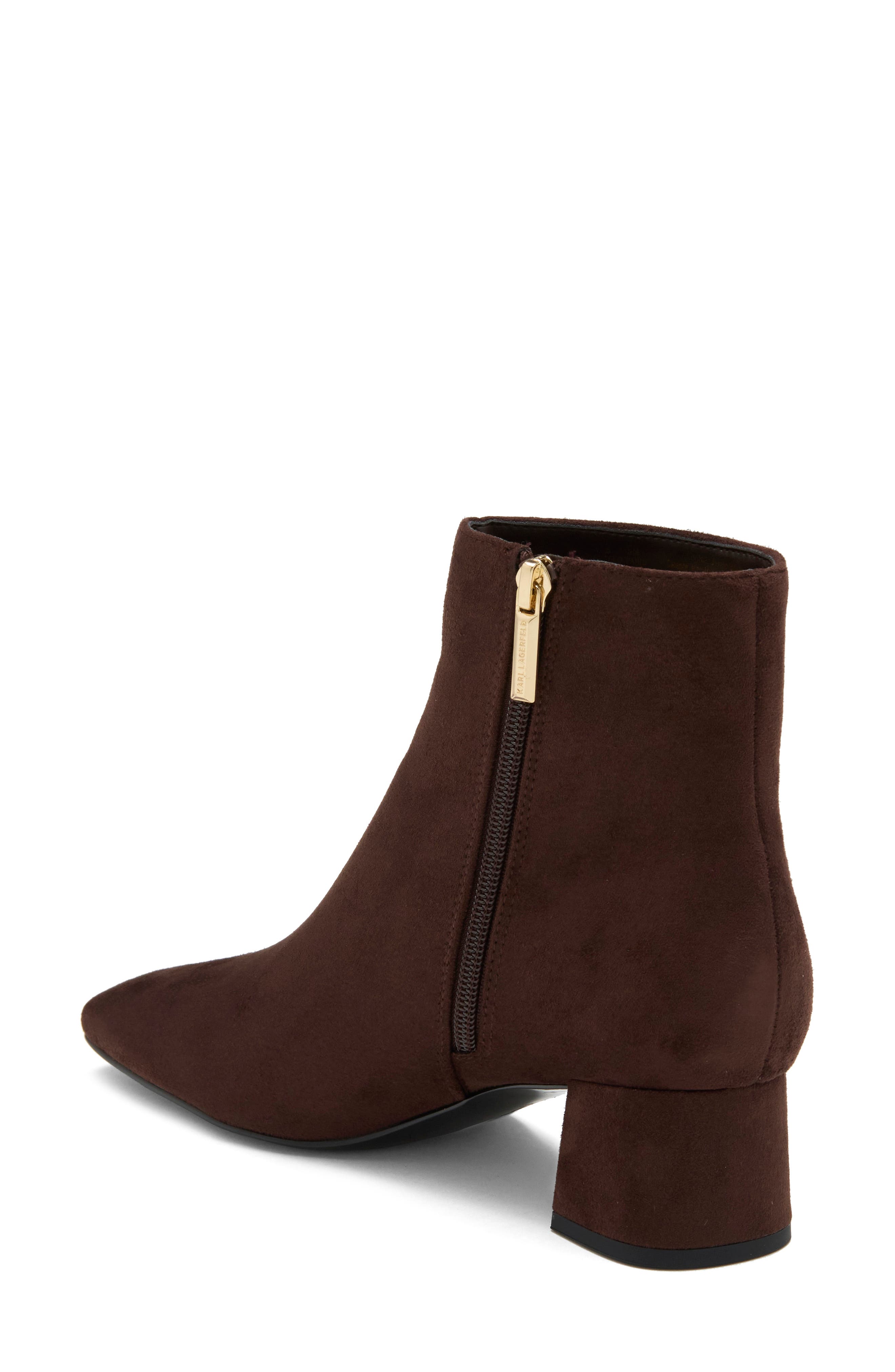 Sycamore Faux Leather Bootie, Alternate, color, CANYON BROWN