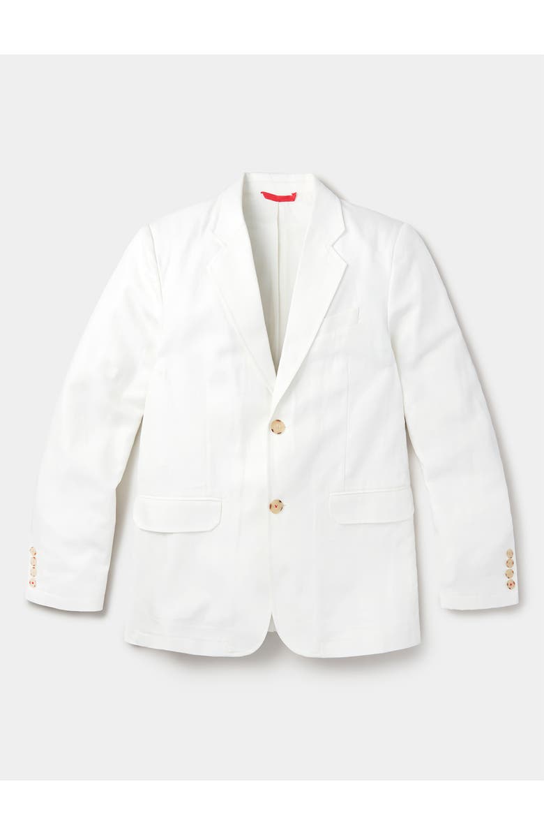 Aubin Axholme Tailored Linen Blend Blazer, Alternate, color, Vintage White